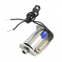 DC 6V 4mm Stroke 2.1W Push Type Solenoid Electromagnet
