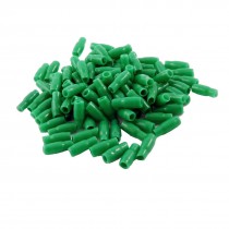 100 Pcs Green Soft Plastic Battery Terminal Boots Insulated Covers