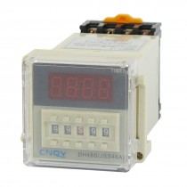 DH48S-1Z Power on Time Delay Relay 8-Pin SPST 0.01S-99H99M AC/DC12V w Socket