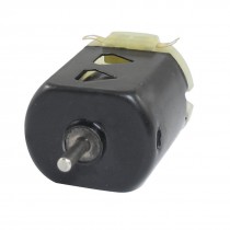 1.5V DC 9000RPM 400mA Black Flat Electronic 130 Motor for Four-wheel Car
