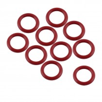 10 Pcs Soft Rubber O Rings Seal Washer Replacement Red 15mm x 2.5mm