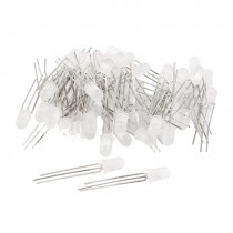 40 Pcs 5mm Common Cathode 3 Pin Terminals Red Yellow LED Light Emitting Diode