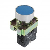 22mm NO N/O Blue Sign Momentary Push Button Switch 600V 10A ZB2-BA61