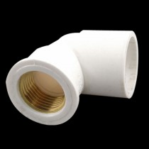 Pipe Fitting 1/2" Thread x 25mm Slip PVC Female Elbow Connector Adapter