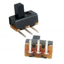 5Pcs 5mm High Knob 3 Pin 2 Position 1P2T SPDT Right Angle Slide Switch 0.5A 50V 
