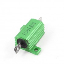 Green Aluminum Chassis Mounted Wirewound Resistors 10W 10 Ohm 5%