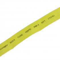 12mm Dia Ratio 2:1 Heat Shrinkable Tube Shrink Tubing 1.5M Yellow