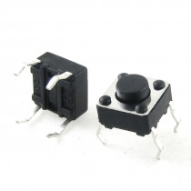 50pcs 6x6x4.3mm Momentary Tactile Tact Push Button Switch 4 Pin DIP Through-Hole