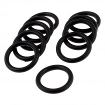 10PCS Black Rubber Oil Seal O Shaped Rings Sealing Gasket Washers 18mm x 2.5mm