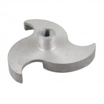 0.39" Hole Dia Aluminum Alloy Pump Impeller Sand Casting Part