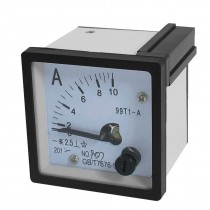 Analog Class 2.5 Accuracy AC 0-10V Square Panel Meter Ammeter