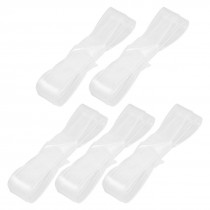 5 Pcs 18mm Diameter Clear Polyolefin Heat Shrinking Tube 2M 6.6Ft