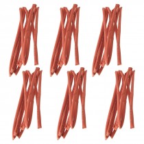 6 Pcs 2m 6.6ft 4mm Diameter Red Heat Shrink Tube Tubing