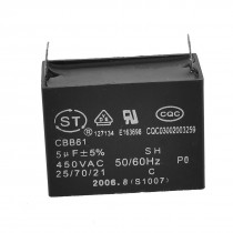 5uF 450VAC Fan Polypropylene Film Cover Motor Run Capacitor