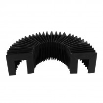 100mm x 70mm x 75mm Stretched Accordion Dust Cover for Milling Machine