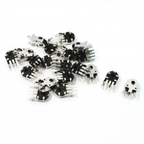20 Pcs Tactile Push Button Switch 3 Terminals 15 x 11 x 6mm