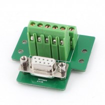 DB9 9pin Female Adapter Plate RS232 Serial to Terminal Signal Module
