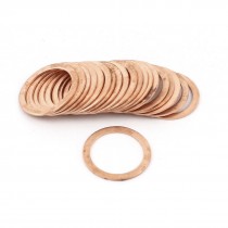 20pcs Flat Ring Copper Washer Gasket 20mmx26mmx1mm