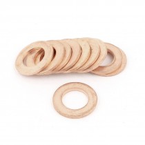 10pcs 24mm OD Copper Flat Washer Ring Line Seal Fitting Gaskets