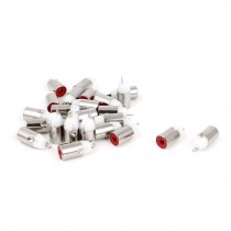 25pcs RCA Audio Video Female Chassis Panel Mount Connector Coupler Red