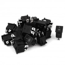 AC 250V 6A 125V 10A DPST on Off 2 Position 4 Pin Boat Rocker Switch 20pcs