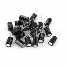 20pcs 25V 1000uF 105C Aluminum Electrolytic Capacitor for Motherboard