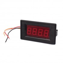 DC 0 20A 7 Segment 4 Bit Red LED Display Panel Mounted Ampere Meter Ammeter