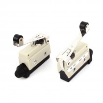 2 Pcs TZ 7121 Long Hinge Roller Lever Momentary Micro Limit Switch 380V 10A