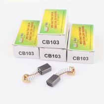 5 Pairs CB103 Motor Carbon Brush 15 x 10 x 6mm for Hitachi Power Tool