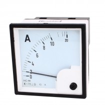 Plastic Panel Mount AC 0 10A Current Ampere Meter Analogue Analog Class 1 5