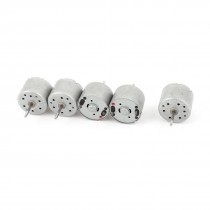 DC 3.0-9.0V 4200RPM 2mm x 14mm Shaft Hobby Toys Micro Motor RF-310 5 Pcs