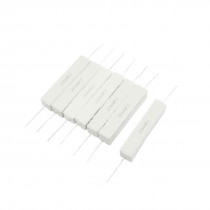 7 Pcs 4 Ohm Resistance 5% Radial Lead Ceramic Cement Resistors 20W