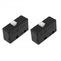 White Push Button Actuator Limit Micro Switch 5A 125V 3A 250V AC 10 Pieces