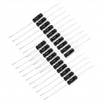 20 Pcs 220uF 16V 105C Radial Electrolytic Capacitor 6mmx16mm