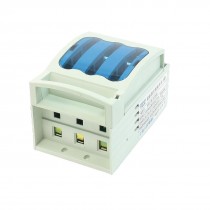 Electronic Disconnect Isolator Switch 3 Pole w AC 500V 32A 14x51mm Fuse