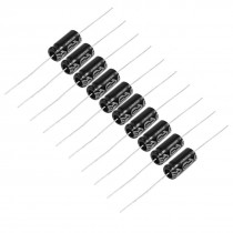 10 Pcs 470uF 25V 105C Aluminum Electrolytic Capacitor 10mmx20mm