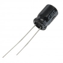 8 x 12mm 330uF 25V Aluminum Electrolytic Capacitors(Bag of 100)