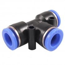 Pneumatic 12mm to 12mm T Connector Piping Push in Quick Fitting