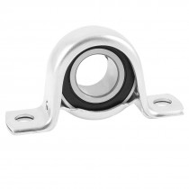 Machine 25mm SBPP205 Set Screw Pressed Steel Pillow Block Bearing