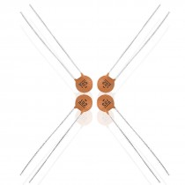 50 x 1000pF 2mm Pitch 50VDC DIP Ceramic Disc Capacitors