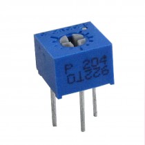 50 Pcs 204 200K Ohm Potentiometer Trim Pot Single Turn 3362 3362P