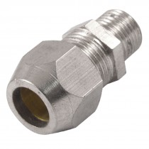 16 4mm Male Thread 8mm Air Tube Compression Fittings Straight Coupler