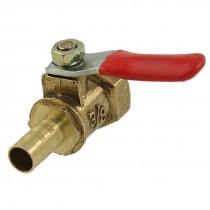 8mm Hole Tail OD 19/32" Female Thread Pneumatic Ball Valve