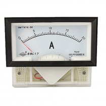 69C17 DC 0-20A Rectangle Analogue Ammeter Current Meter