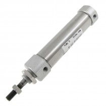 Single Rod Dual Acting 0 7Mpa Air Cylinder 16mm 5 8" Bore 35mm 1 3 8" Stroke