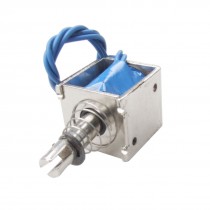 DC 24V 0.35A Open Frame Solenoid Electromagnet 20N Holding Pull Type