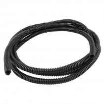 2M Black Flexible 3/8" Corrugated Tube Bellows Pipe