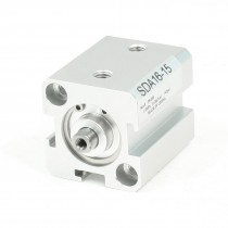 16mm Bore 15mm Stroke Single Rod Aluminum Alloy Air Cylinder SDA16-15
