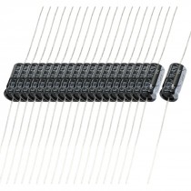 20 Pcs 8mmx16mm 470uF 16V 105C Polarized Radial Electrolytic Capacitor