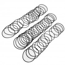 65mm x 2.4mm Rubber Sealing Oil Filter O Rings Gaskets Black 50 Pcs